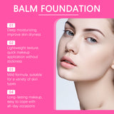 Darrahopens Health & Beauty > Makeup > Cosmetics Moisturizing Balm Foundation - Lightweight Texture, Long-Lasting Natural Coverage(Natural color)