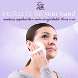 Darrahopens Health & Beauty > Makeup > Makeup Brushes 4.5" Jumbo Extra Large Powder Puff 100% Pure Cotton Soft Fluffy Washable For Makeup