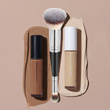 Darrahopens Health & Beauty > Makeup > Makeup Brushes Double Ended Makeup Brush Liquid Foundation Powder Eyeshadow Cosmetic Brush Tool