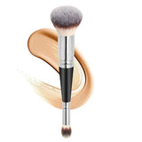 Darrahopens Health & Beauty > Makeup > Makeup Brushes Double Ended Makeup Brush Liquid Foundation Powder Eyeshadow Cosmetic Brush Tool