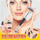 Darrahopens Health & Beauty > Makeup > Makeup Brushes Double Ended Makeup Brush Liquid Foundation Powder Eyeshadow Cosmetic Brush Tool
