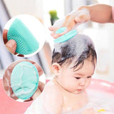 Darrahopens Health & Beauty > Makeup > Makeup Brushes Facial Cleansing Brush - 2 Pieces - Facial Cleansing Brush - Silicone Facial Massage Brush - Suitable for washing hair, showering and cleaning the face
