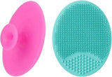 Darrahopens Health & Beauty > Makeup > Makeup Brushes Facial Cleansing Brush - 2 Pieces - Facial Cleansing Brush - Silicone Facial Massage Brush - Suitable for washing hair, showering and cleaning the face
