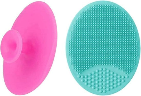 Darrahopens Health & Beauty > Makeup > Makeup Brushes Facial Cleansing Brush - 2 Pieces - Facial Cleansing Brush - Silicone Facial Massage Brush - Suitable for washing hair, showering and cleaning the face