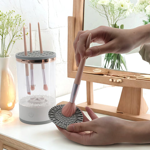 Darrahopens Health & Beauty > Makeup > Makeup Brushes MAKEUP BRUSH CLEANING AND DRYING ALL-IN-ONE MACHINE