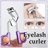Darrahopens Health & Beauty > Makeup > Makeup Brushes Portable Eyelash Curler Wide Angle Grip for Long Lasting Lifted Lashes