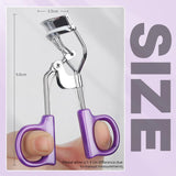 Darrahopens Health & Beauty > Makeup > Makeup Brushes Portable Eyelash Curler Wide Angle Grip for Long Lasting Lifted Lashes