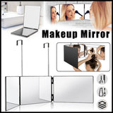 Darrahopens Health & Beauty > Makeup > Makeup Mirrors 3Way Makeup Mirror for Hair Cutting Styling Hanging Beauty Tool Adjustable