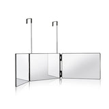 Darrahopens Health & Beauty > Makeup > Makeup Mirrors 3Way Makeup Mirror for Hair Cutting Styling Hanging Beauty Tool Adjustable