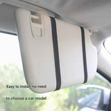 Darrahopens Health & Beauty > Makeup > Makeup Mirrors Black LED Car Sun Visor Makeup Mirror with 5x Magnification & Touch Lighting - Rechargeable Vanity Mirror for Travel & Daily Use