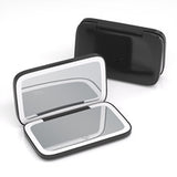 Darrahopens Health & Beauty > Makeup > Makeup Mirrors Black MR2326C Portable LED Illuminated Makeup Mirror - Foldable Lighted Vanity Mirror with 800mAh Battery