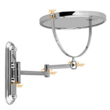 Darrahopens Health & Beauty > Makeup > Makeup Mirrors Extendable Wall-Mounted Makeup Mirror with 10× Magnification, Double-Sided