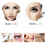 Darrahopens Health & Beauty > Makeup > Makeup Mirrors Foldable Rotating Magnifying Mirror 3X, 360-Degree Wall Mount with Compatible Drilling for Bathroom Makeup