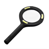 Darrahopens Health & Beauty > Makeup > Makeup Mirrors LED Magnifying Glass with COB Light, 250 Lumens Glass Lens and Ergonomic Handle