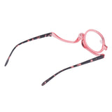 Darrahopens Health & Beauty > Makeup > Makeup Mirrors Magnifying Cosmetic Glasses Lightweight Foldable Rotating Single Lens +3.00 Pink for Women