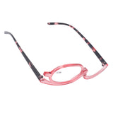 Darrahopens Health & Beauty > Makeup > Makeup Mirrors Magnifying Cosmetic Glasses Lightweight Foldable Rotating Single Lens +3.00 Pink for Women