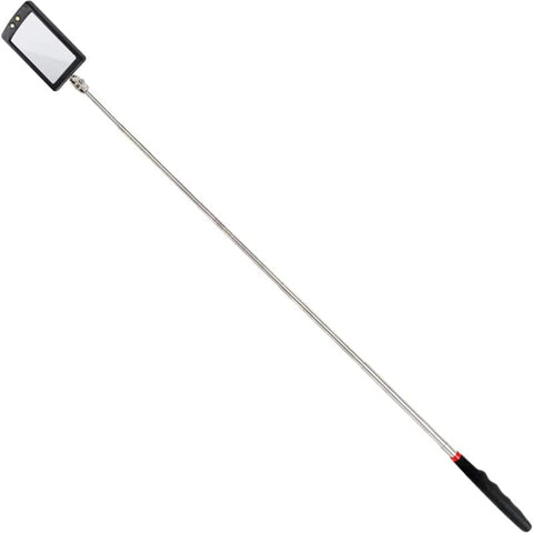 Darrahopens Health & Beauty > Makeup > Makeup Mirrors Ultra Slim LED Telescopic Mirror - Battery Included - Super Clear - Extendable Up To 88Cm - Double Ball Joint -