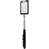 Darrahopens Health & Beauty > Makeup > Makeup Mirrors Ultra Slim LED Telescopic Mirror - Battery Included - Super Clear - Extendable Up To 88Cm - Double Ball Joint -