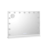 Darrahopens Health & Beauty > Makeup Mirrors Embellir Bluetooth Makeup Mirror 80X58cm Hollywood with Light Vanity Wall 18 LED
