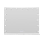 Darrahopens Health & Beauty > Makeup Mirrors Embellir Bluetooth Makeup Mirror 80X58cm Hollywood with Light Vanity Wall 18 LED