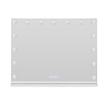 Darrahopens Health & Beauty > Makeup Mirrors Embellir Bluetooth Makeup Mirror 80X58cm Hollywood with Light Vanity Wall 18 LED