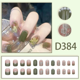 Darrahopens Health & Beauty > Makeup > Nail Care 12 boxes / 288 pieces, cool spicy simple French sparkling diamond line sweet style hot-selling wearable jewelry set