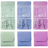 Darrahopens Health & Beauty > Makeup > Nail Care 16-Piece Nail Care Set | Portable & Professional, One Box for Hand & Foot Details。green