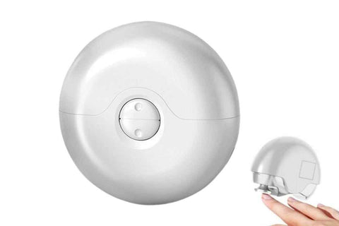 Darrahopens Health & Beauty > Makeup > Nail Care 2-in-1 Trimmer Cutter Manicure Automatic Nail Clipper Electric Nail Clipper-White