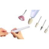 Darrahopens Health & Beauty > Makeup > Nail Care 2 Sets Cordless Professional Manicure Pedicure Kit 5 in 1 Electric Nail Drill Machine