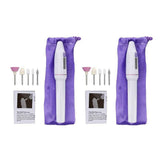 Darrahopens Health & Beauty > Makeup > Nail Care 2 Sets Cordless Professional Manicure Pedicure Kit 5 in 1 Electric Nail Drill Machine