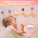 Darrahopens Health & Beauty > Makeup > Nail Care 3-in-1 Electric Nail Trimmer for Kids, Adults & Seniors – Auto Nail Clipper with Polish Plate, Dust Collector, LED Light, Whisper-Quiet 40dB Operation, USB-C Rechargeable, Safe for Sensitive Nails (Pink)