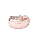 Darrahopens Health & Beauty > Makeup > Nail Care 3-in-1 Electric Nail Trimmer for Kids, Adults & Seniors – Auto Nail Clipper with Polish Plate, Dust Collector, LED Light, Whisper-Quiet 40dB Operation, USB-C Rechargeable, Safe for Sensitive Nails (Pink)