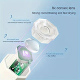 Darrahopens Health & Beauty > Makeup > Nail Care A compact portable gel nail polish lamp with a digital display — this wireless lamp lights up quickly and is perfect for home nail salons and travel.