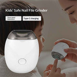 Darrahopens Health & Beauty > Makeup > Nail Care Automatic Electric Nail Clipper,  Automatic Fingernail Grinder, Automatic Nail Trimmer with Light and Nail Scraps Storage, Electric Toenail Clippers for Seniors Adults（striped style）