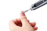 Darrahopens Health & Beauty > Makeup > Nail Care Electric Manicure Tools Kit File Machine Cordless Nail Drill Trimmer Nail Grind Trim Polish-Gray