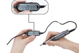 Darrahopens Health & Beauty > Makeup > Nail Care Electric Manicure Tools Kit File Machine Cordless Nail Drill Trimmer Nail Grind Trim Polish-Gray