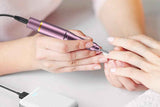Darrahopens Health & Beauty > Makeup > Nail Care Electric Manicure Tools Kit File Machine Cordless Nail Drill Trimmer Nail Grind Trim Polish-Purple