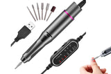 Darrahopens Health & Beauty > Makeup > Nail Care Electric Manicure Tools Kit File Machine Cordless Nail Drill Trimmer Nail Grind Trim Polish-Purple