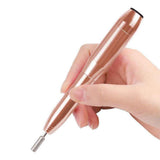 Darrahopens Health & Beauty > Makeup > Nail Care Electric Nail Drill Kit Cordless Nail Drill Portable USB Rechargeable Manicure Pedicure Tools for Acrylic Gel Nails -Gold