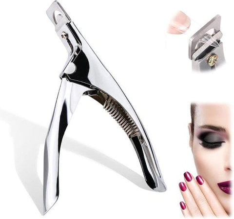 Darrahopens Health & Beauty > Makeup > Nail Care False Nail Clipper - Professional Nail Clipper - Gel Nails - Nail Clipper - Trimmer - Manicure Knife - Artificial Nail Clipper - Professional Nail Clipper for Home Manicure (Silver)