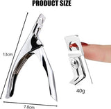 Darrahopens Health & Beauty > Makeup > Nail Care False Nail Clipper - Professional Nail Clipper - Gel Nails - Nail Clipper - Trimmer - Manicure Knife - Artificial Nail Clipper - Professional Nail Clipper for Home Manicure (Silver)