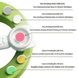 Darrahopens Health & Beauty > Makeup > Nail Care Gentle Baby Nail File with Quiet Design & 360° Light - Safe for5 in 1 Cute Nail Clipper Kit for Newborn Infant Toddler, white