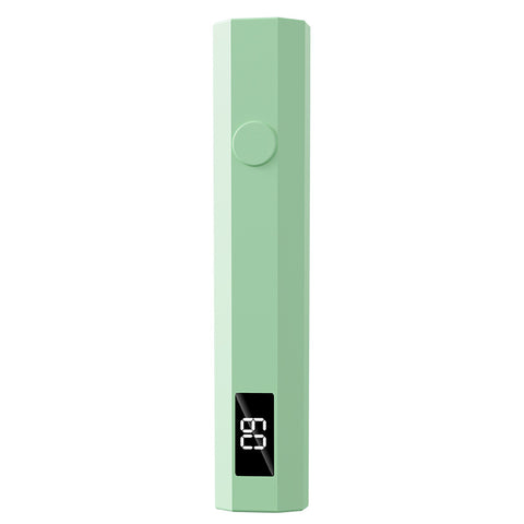 Darrahopens Health & Beauty > Makeup > Nail Care Green Mini Handheld LED/UV Manicure Light with Digital Display - Portable One-Finger Curing Pen