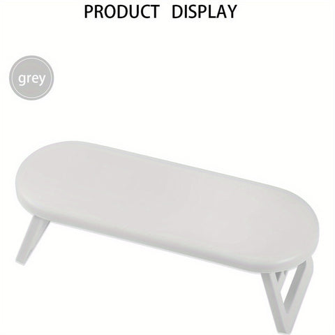 Darrahopens Health & Beauty > Makeup > Nail Care Grey Dual-Use Hand Pillow: Combines Manicure Support and Portable Folding, Ergonomic Design, Suitable for Multiple Scenarios, Providing Comfort Anytime