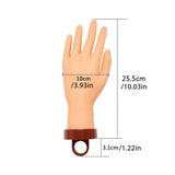 Darrahopens Health & Beauty > Makeup > Nail Care Manicure Practice Hand Mould Simulation Fake Hand Desktop Holder for Nail Art
