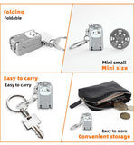 Darrahopens Health & Beauty > Makeup > Nail Care Mini Cat Design Black Compact Folding Nail Clippers with Stainless Steel Blade and Keychain Design for Daily Use Local Standard Fit