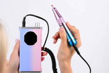 Darrahopens Health & Beauty > Makeup > Nail Care Nail Drill Professional Electric Nail File for Acrylic Gel Nails Polishing Removing
