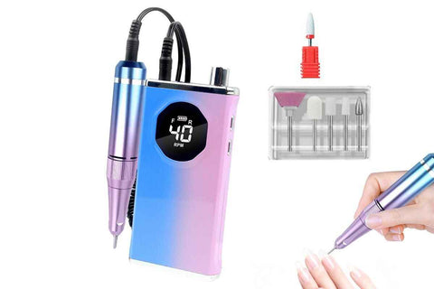 Darrahopens Health & Beauty > Makeup > Nail Care Nail Drill Professional Electric Nail File for Acrylic Gel Nails Polishing Removing