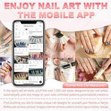 Darrahopens Health & Beauty > Makeup > Nail Care Nail Printer Nail Art Printer Machine Kit-Impresora De UñAs Pro,3D Fingernail Printer Machine for Salon&Home-WiFi/DIY Design| Pg4 Gel,Fm10 Ink, Base/Cleaning Glue - Pink - Size Nail art machine In Australia - Darrahopens
