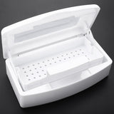 Darrahopens Health & Beauty > Makeup > Nail Care Nail Sterilizer Tray Disinfection Box for Manicure Pedicure Art Tools